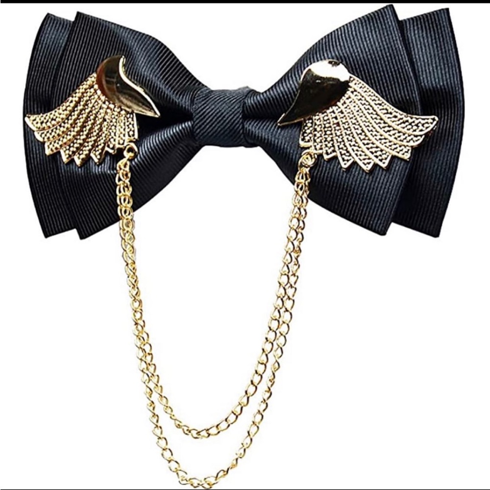 🎗’SHINY SUIT MAN’ Bow ties in Black WEDDING SEASON